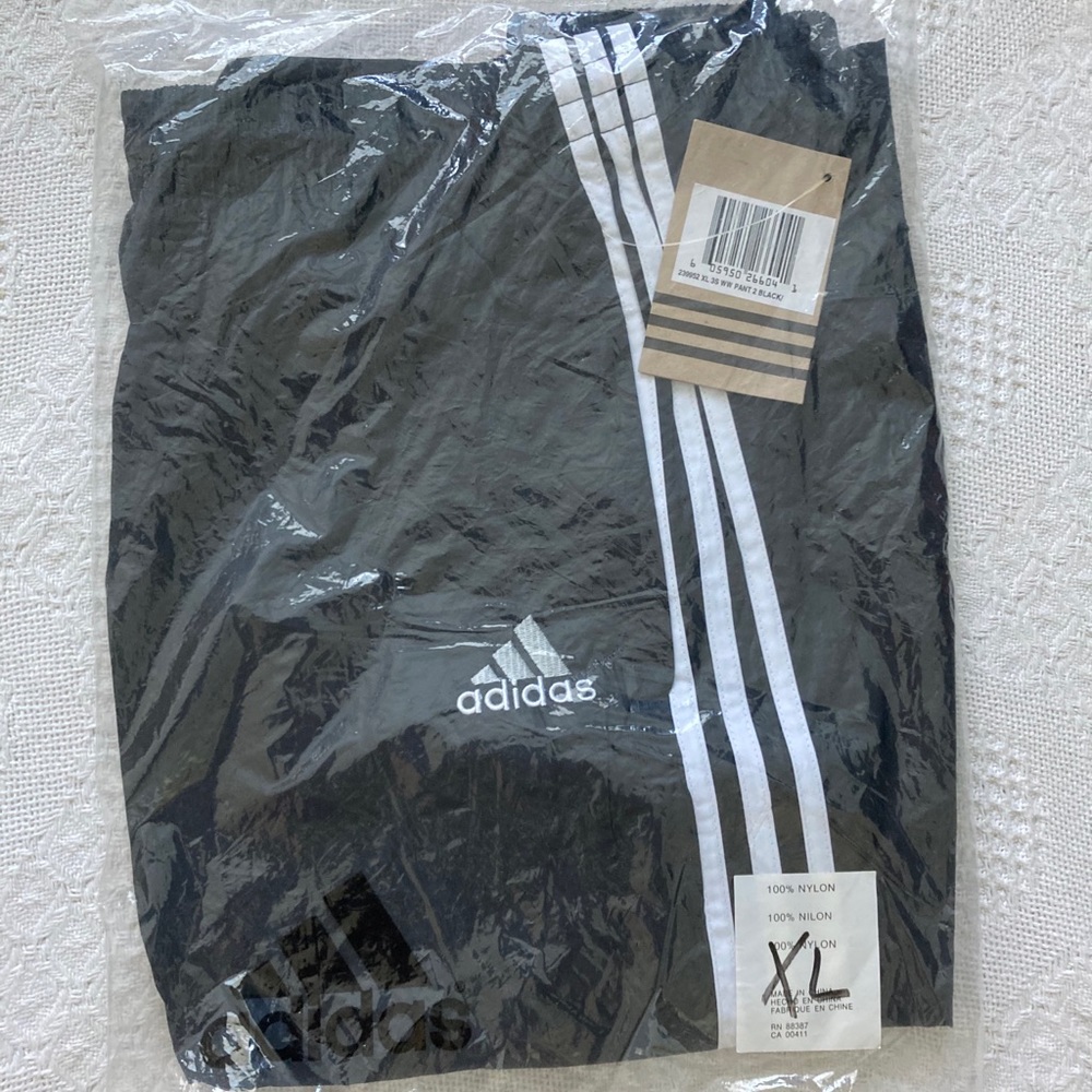 Vintage Black Adidas Track Pants